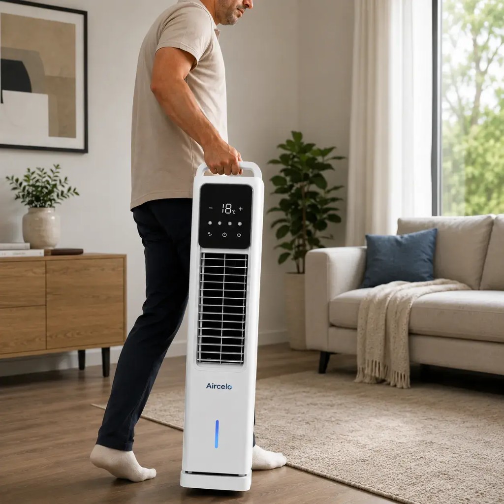 Aircelo portátil — muévelo de habitación en habitación